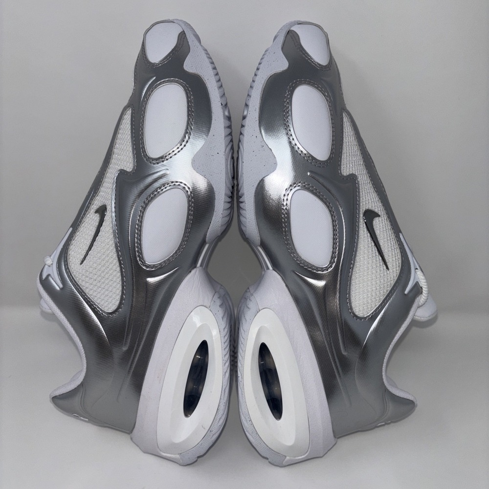 Nike Air Max Muse White Metallic Silver Sneaker FV1920-100 Women's Size 10 - Picture 3 of 11